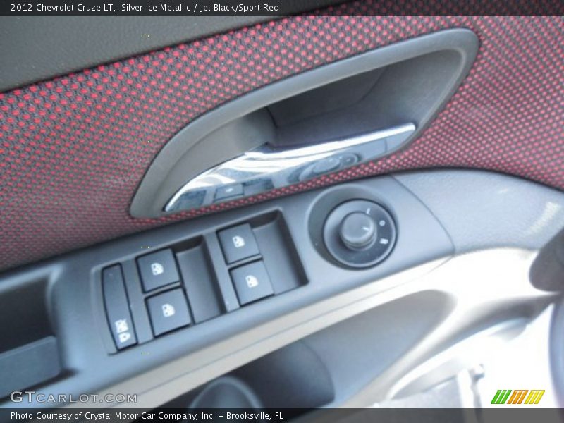 Silver Ice Metallic / Jet Black/Sport Red 2012 Chevrolet Cruze LT