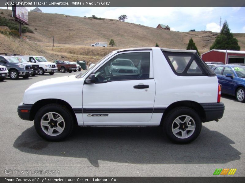  2002 Tracker Convertible White