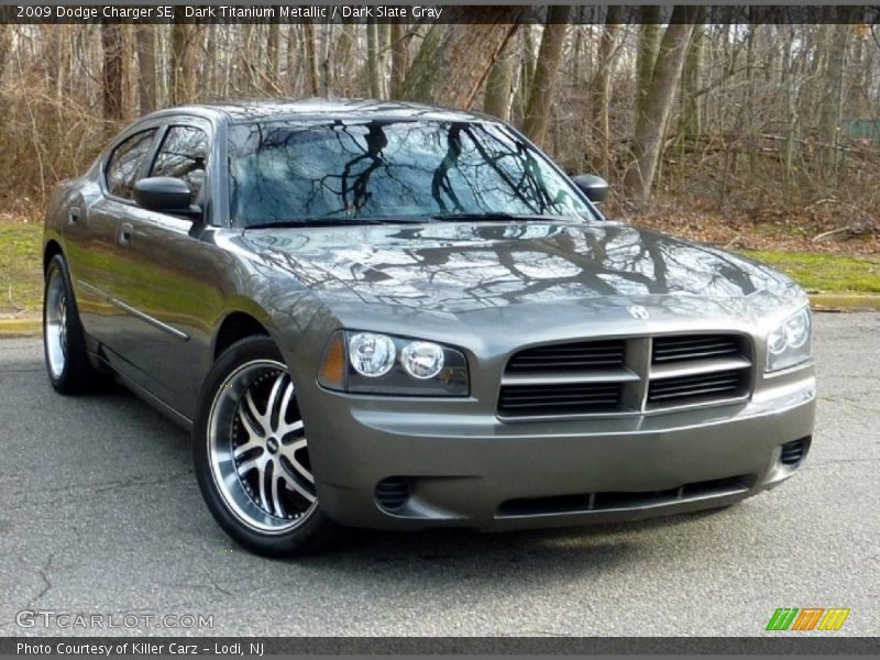 Dark Titanium Metallic / Dark Slate Gray 2009 Dodge Charger SE