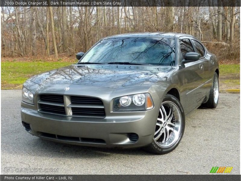 Dark Titanium Metallic / Dark Slate Gray 2009 Dodge Charger SE