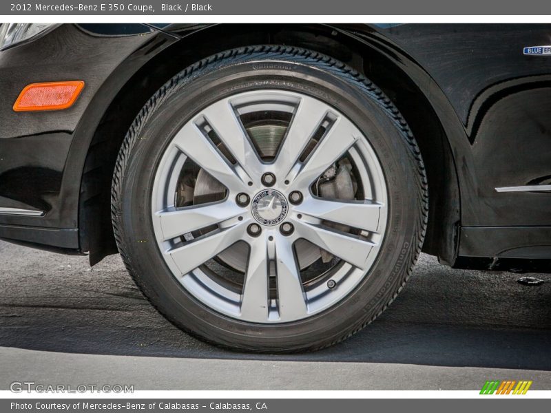 Black / Black 2012 Mercedes-Benz E 350 Coupe