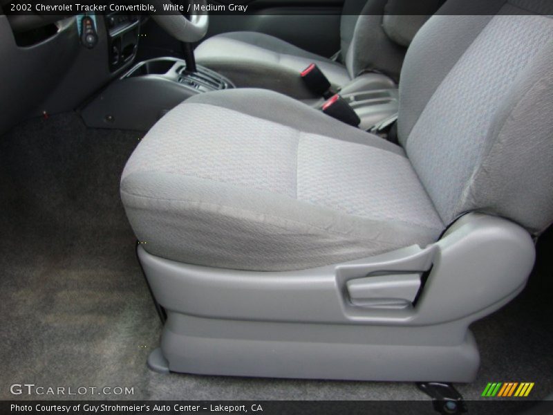 Front Seat of 2002 Tracker Convertible