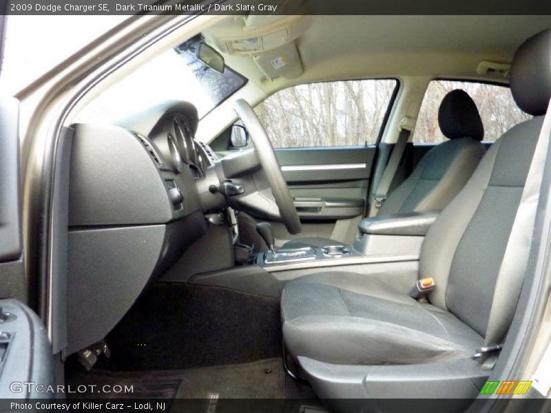 Dark Titanium Metallic / Dark Slate Gray 2009 Dodge Charger SE
