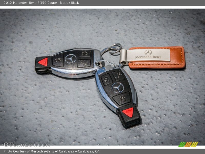 Black / Black 2012 Mercedes-Benz E 350 Coupe