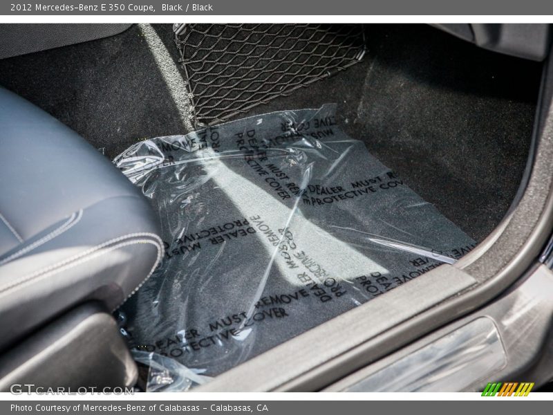 Black / Black 2012 Mercedes-Benz E 350 Coupe