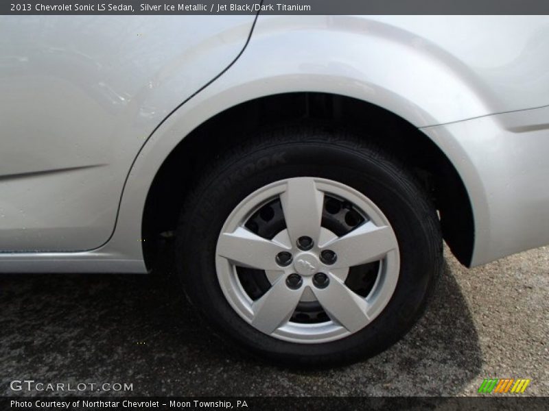 Silver Ice Metallic / Jet Black/Dark Titanium 2013 Chevrolet Sonic LS Sedan