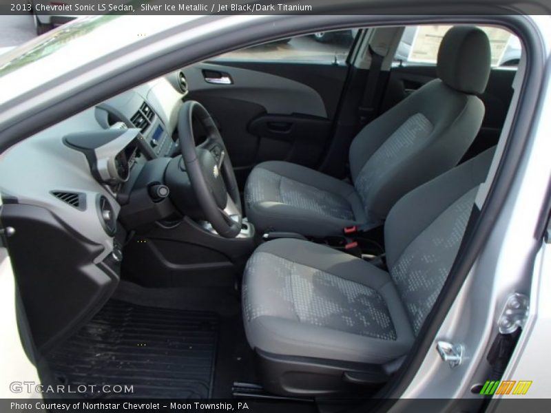 Silver Ice Metallic / Jet Black/Dark Titanium 2013 Chevrolet Sonic LS Sedan
