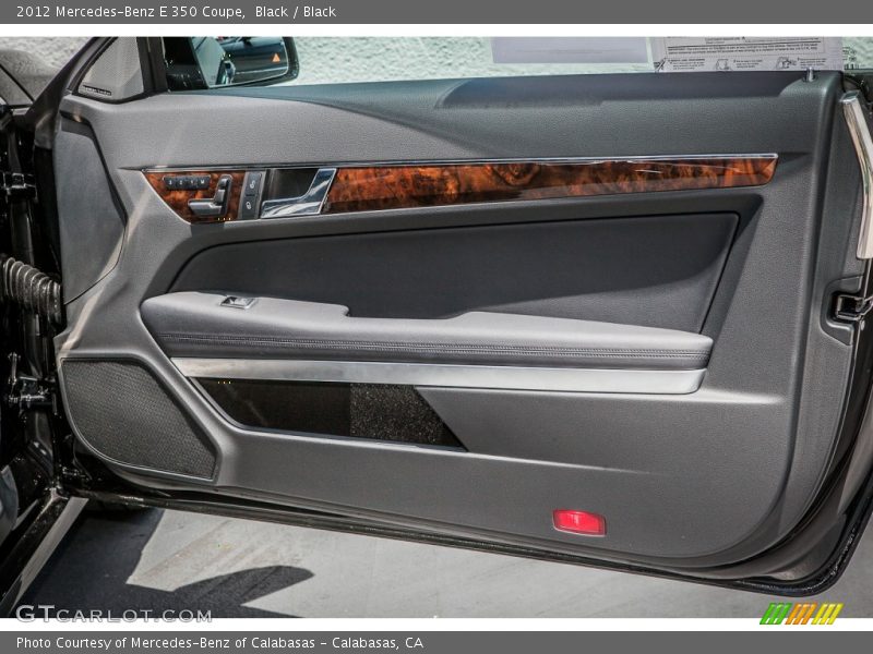 Black / Black 2012 Mercedes-Benz E 350 Coupe