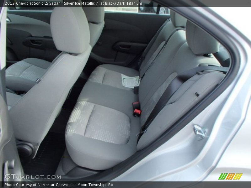Silver Ice Metallic / Jet Black/Dark Titanium 2013 Chevrolet Sonic LS Sedan