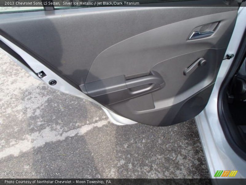 Silver Ice Metallic / Jet Black/Dark Titanium 2013 Chevrolet Sonic LS Sedan