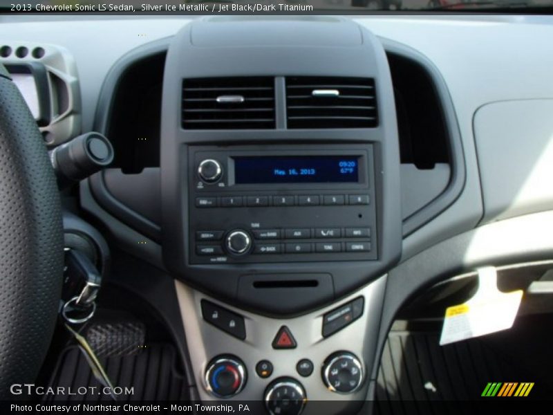 Silver Ice Metallic / Jet Black/Dark Titanium 2013 Chevrolet Sonic LS Sedan