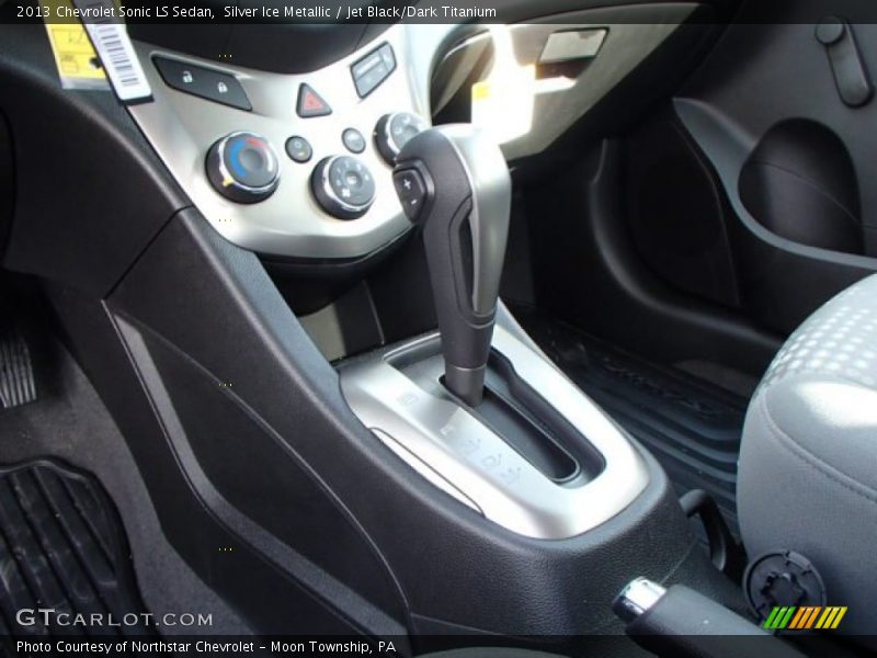Silver Ice Metallic / Jet Black/Dark Titanium 2013 Chevrolet Sonic LS Sedan