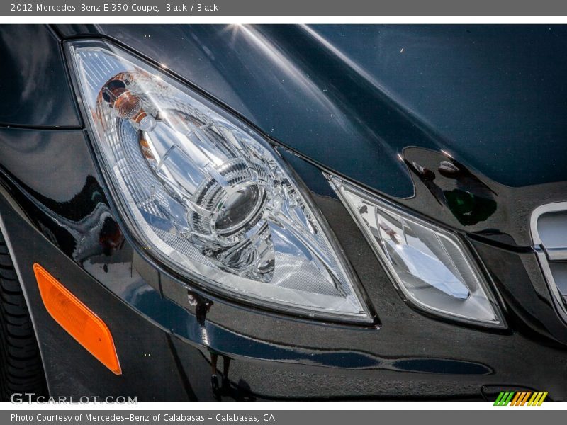Black / Black 2012 Mercedes-Benz E 350 Coupe