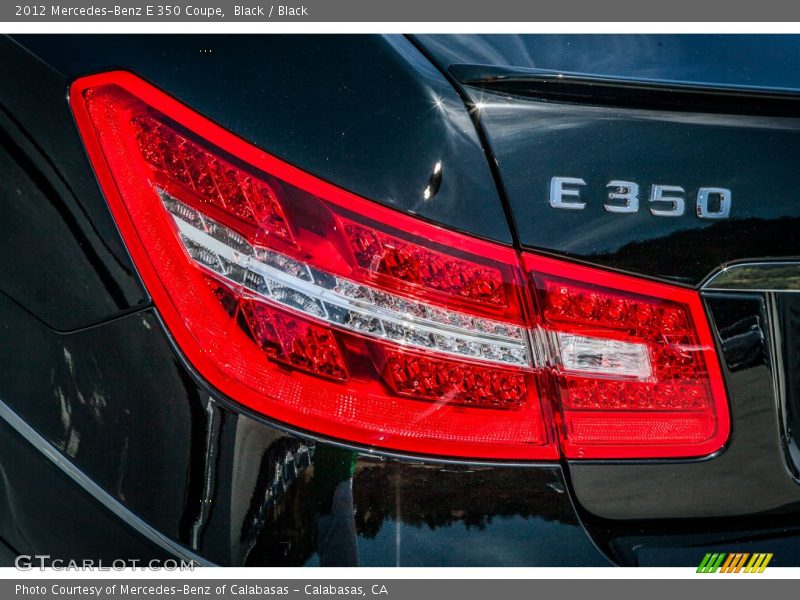 Black / Black 2012 Mercedes-Benz E 350 Coupe