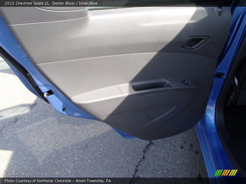 Denim (Blue) / Silver/Blue 2013 Chevrolet Spark LS
