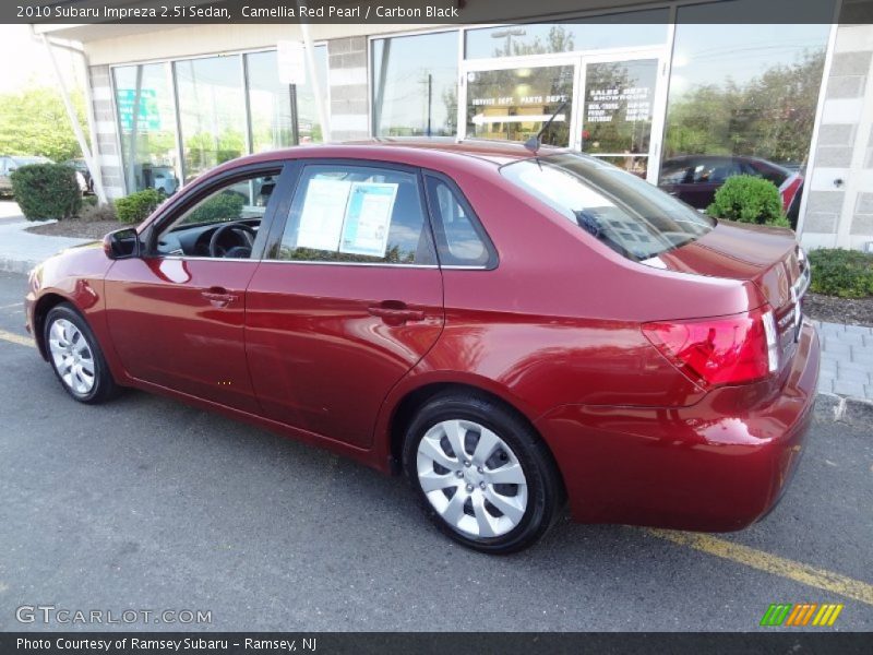 Camellia Red Pearl / Carbon Black 2010 Subaru Impreza 2.5i Sedan