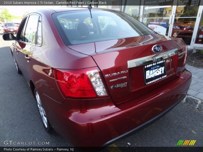 Camellia Red Pearl / Carbon Black 2010 Subaru Impreza 2.5i Sedan
