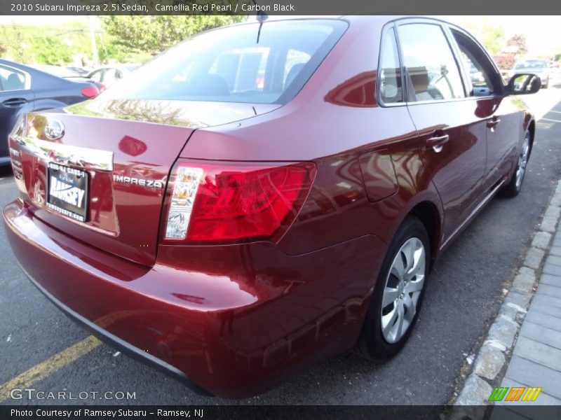 Camellia Red Pearl / Carbon Black 2010 Subaru Impreza 2.5i Sedan