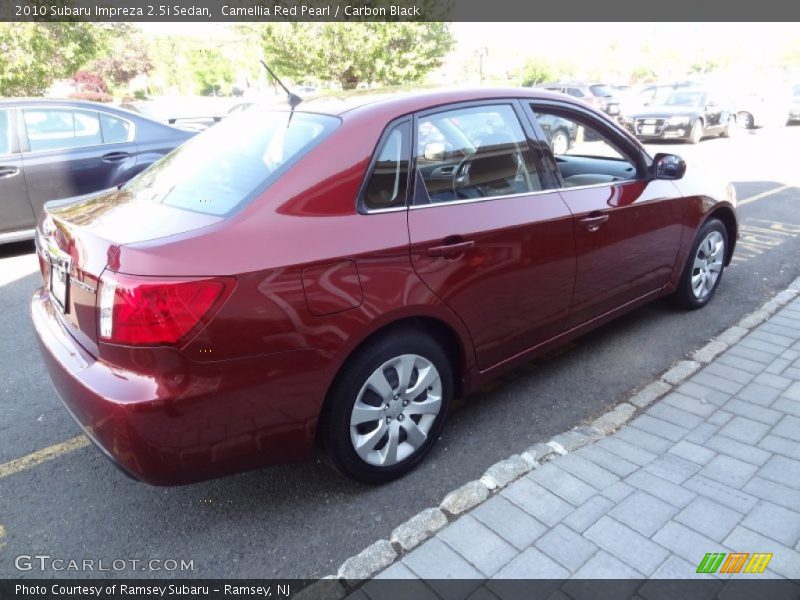 Camellia Red Pearl / Carbon Black 2010 Subaru Impreza 2.5i Sedan