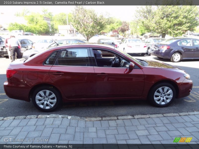 Camellia Red Pearl / Carbon Black 2010 Subaru Impreza 2.5i Sedan