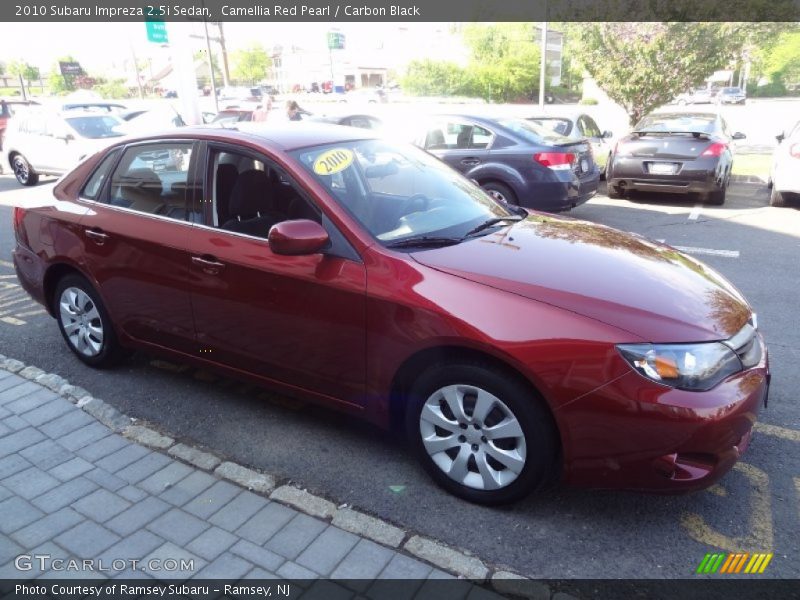 Camellia Red Pearl / Carbon Black 2010 Subaru Impreza 2.5i Sedan