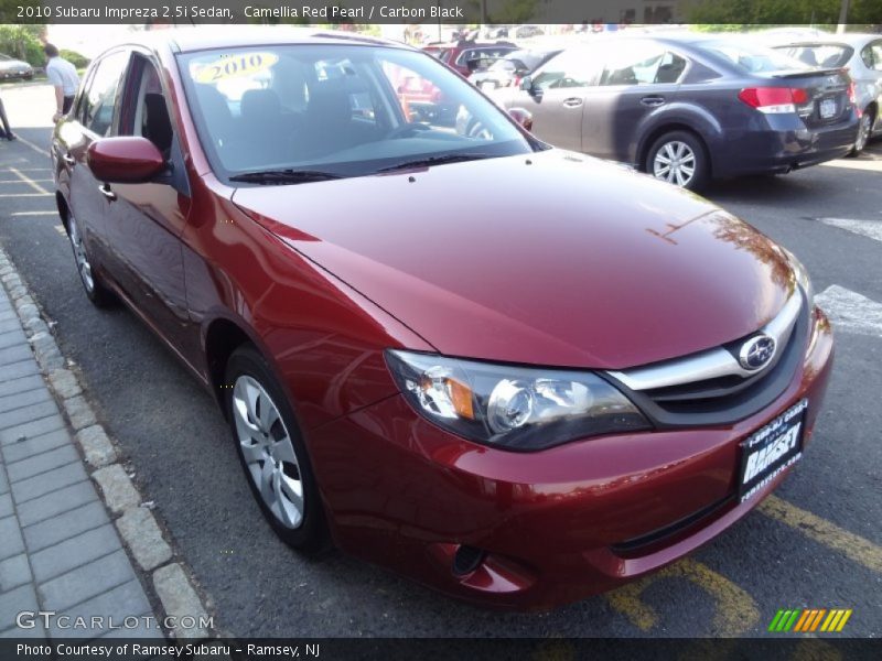 Camellia Red Pearl / Carbon Black 2010 Subaru Impreza 2.5i Sedan