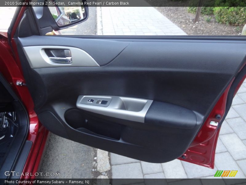 Camellia Red Pearl / Carbon Black 2010 Subaru Impreza 2.5i Sedan