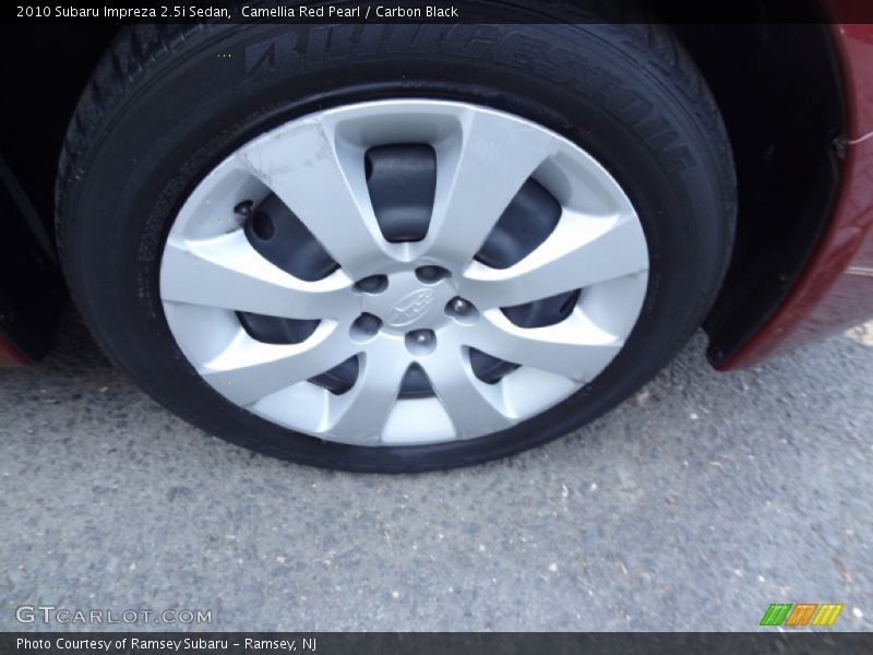 Camellia Red Pearl / Carbon Black 2010 Subaru Impreza 2.5i Sedan