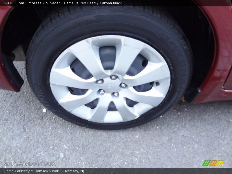 Camellia Red Pearl / Carbon Black 2010 Subaru Impreza 2.5i Sedan