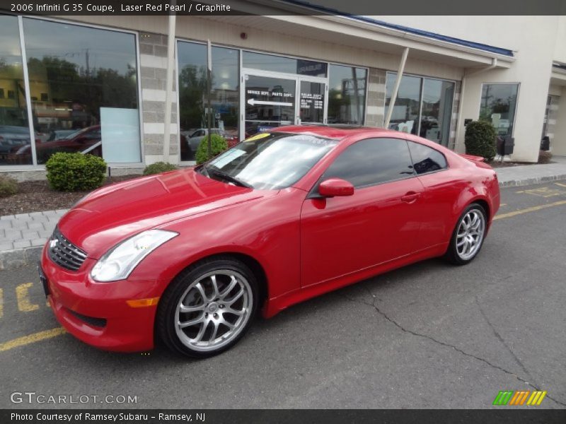 Laser Red Pearl / Graphite 2006 Infiniti G 35 Coupe