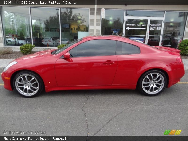 Laser Red Pearl / Graphite 2006 Infiniti G 35 Coupe