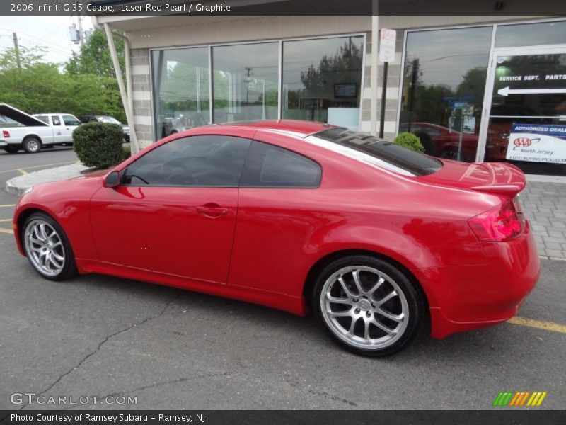 Laser Red Pearl / Graphite 2006 Infiniti G 35 Coupe