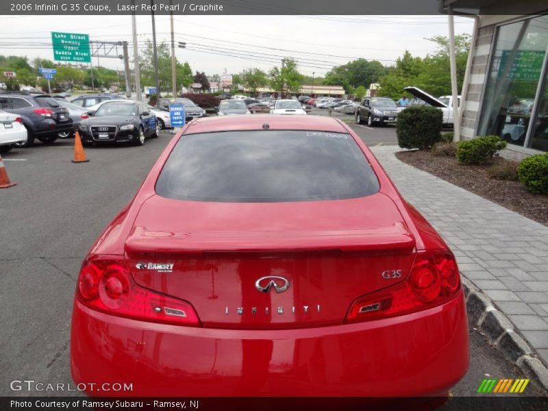 Laser Red Pearl / Graphite 2006 Infiniti G 35 Coupe