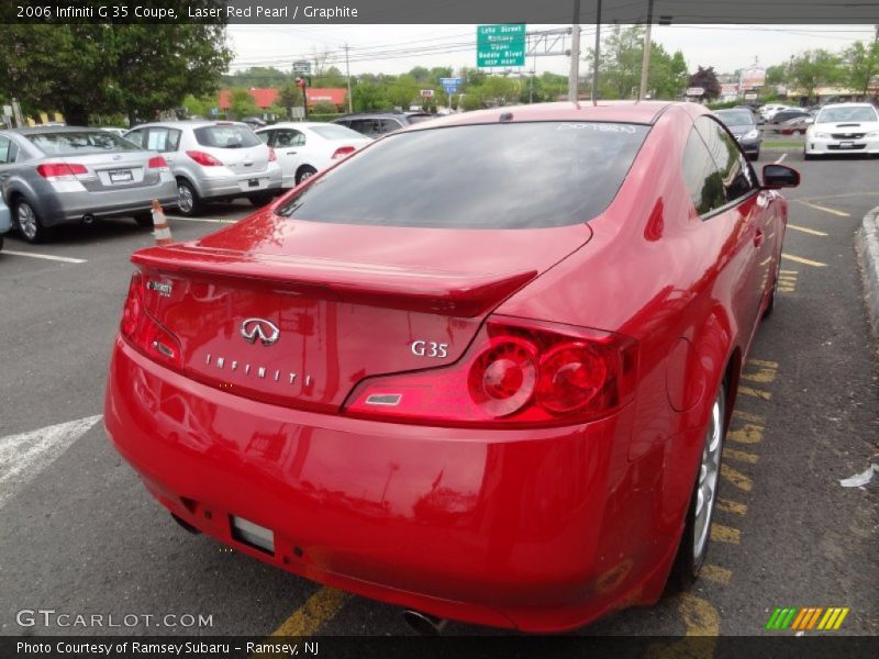 Laser Red Pearl / Graphite 2006 Infiniti G 35 Coupe
