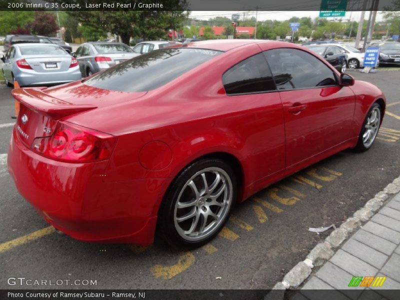Laser Red Pearl / Graphite 2006 Infiniti G 35 Coupe