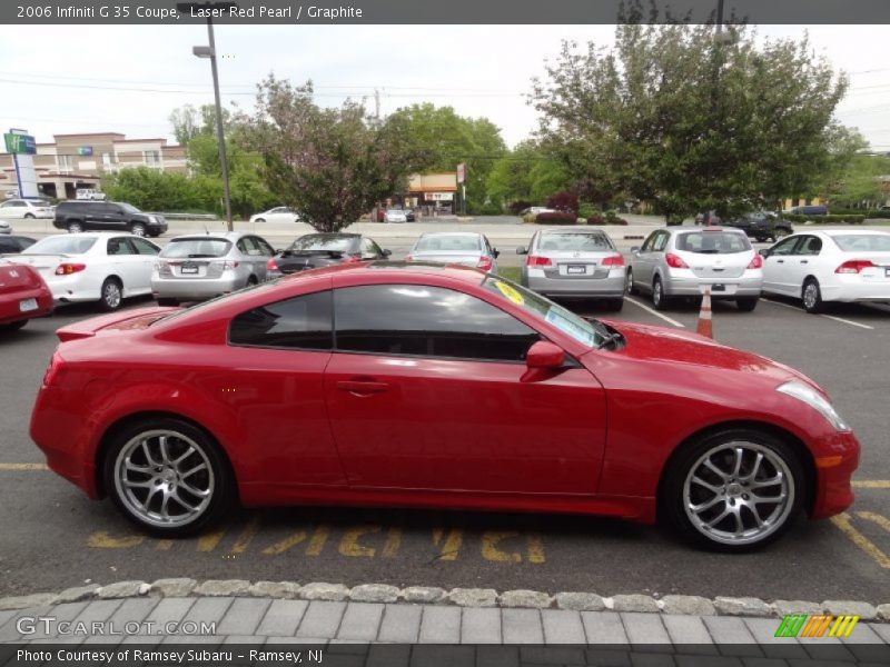 Laser Red Pearl / Graphite 2006 Infiniti G 35 Coupe