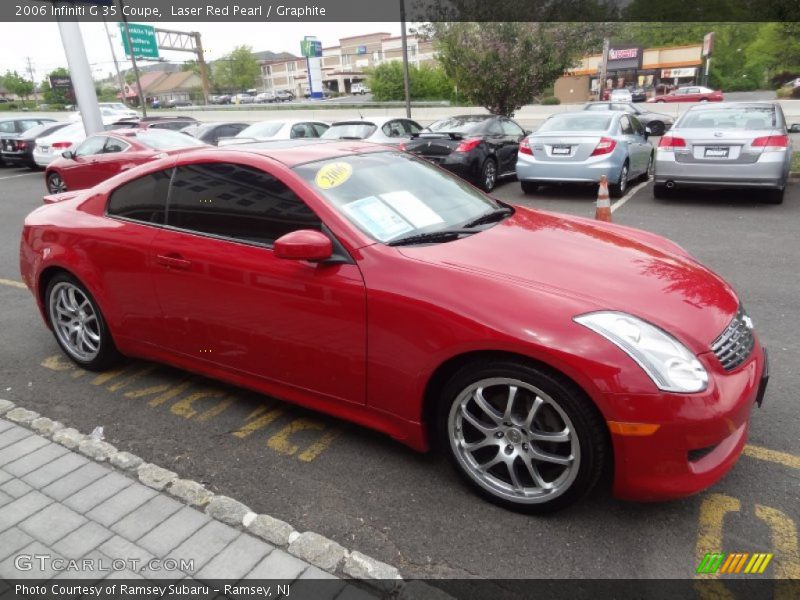 Laser Red Pearl / Graphite 2006 Infiniti G 35 Coupe
