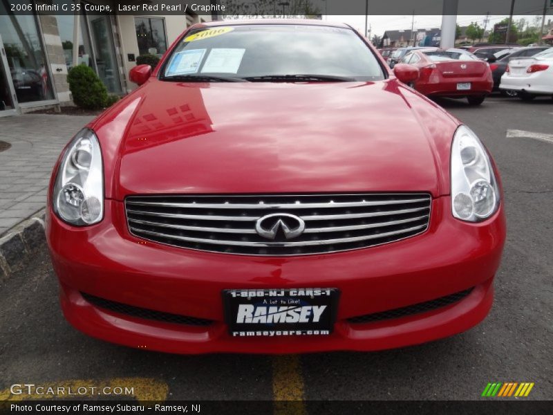 Laser Red Pearl / Graphite 2006 Infiniti G 35 Coupe