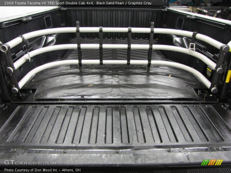 Black Sand Pearl / Graphite Gray 2009 Toyota Tacoma V6 TRD Sport Double Cab 4x4