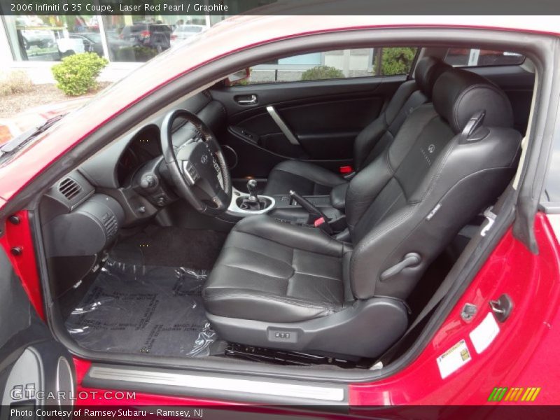 Laser Red Pearl / Graphite 2006 Infiniti G 35 Coupe