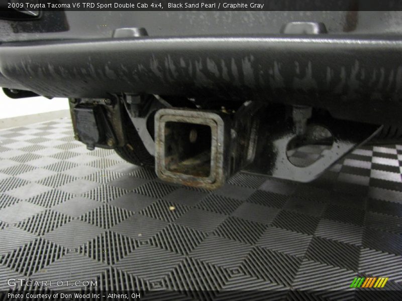 Black Sand Pearl / Graphite Gray 2009 Toyota Tacoma V6 TRD Sport Double Cab 4x4