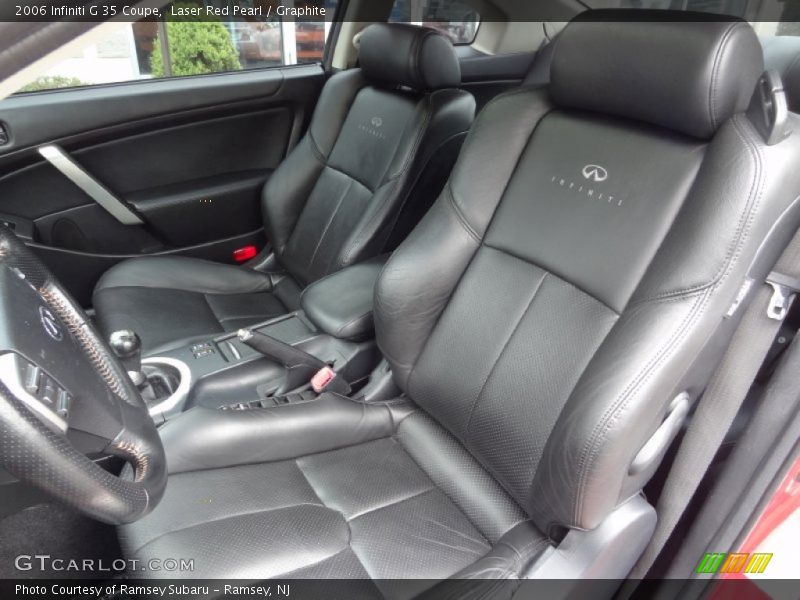 Laser Red Pearl / Graphite 2006 Infiniti G 35 Coupe