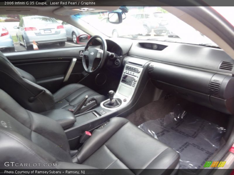 Laser Red Pearl / Graphite 2006 Infiniti G 35 Coupe