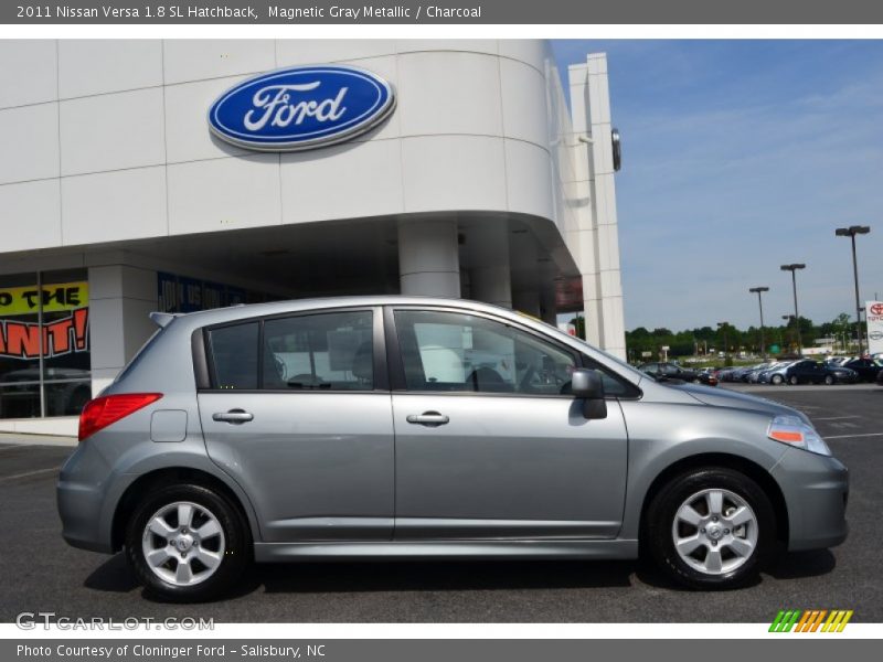 Magnetic Gray Metallic / Charcoal 2011 Nissan Versa 1.8 SL Hatchback