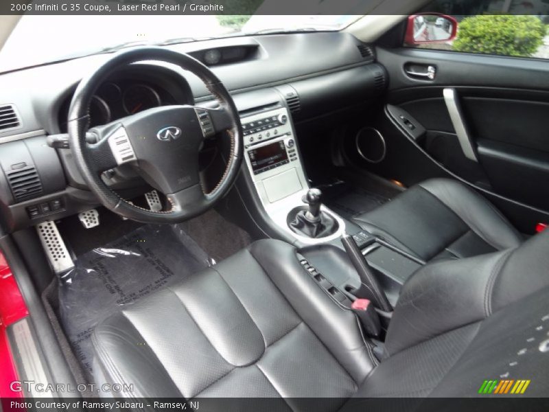 Laser Red Pearl / Graphite 2006 Infiniti G 35 Coupe
