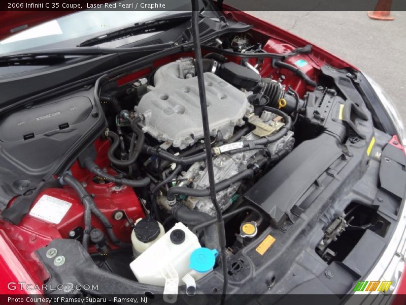 Laser Red Pearl / Graphite 2006 Infiniti G 35 Coupe