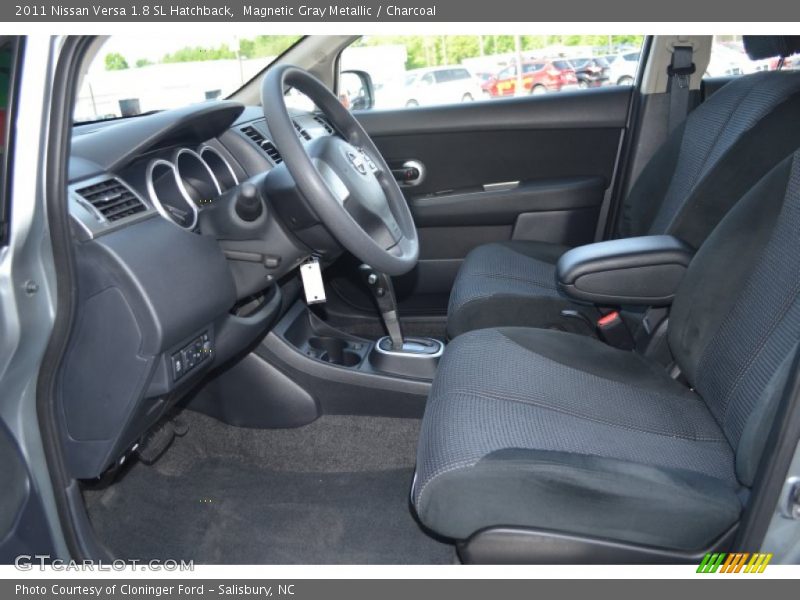 Magnetic Gray Metallic / Charcoal 2011 Nissan Versa 1.8 SL Hatchback