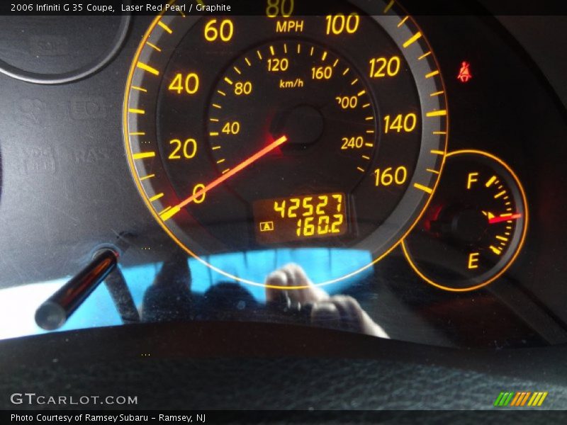 Laser Red Pearl / Graphite 2006 Infiniti G 35 Coupe