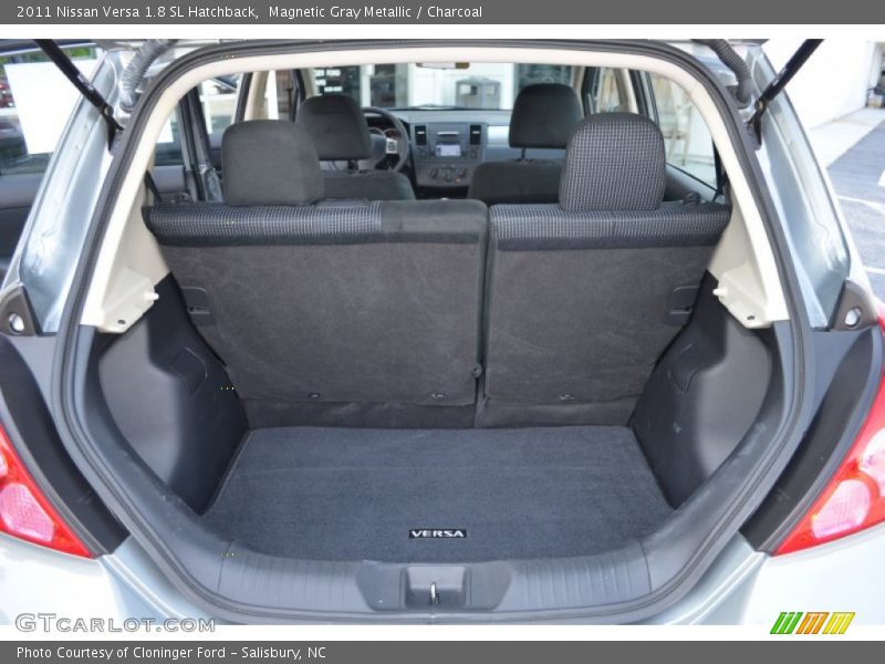 Magnetic Gray Metallic / Charcoal 2011 Nissan Versa 1.8 SL Hatchback