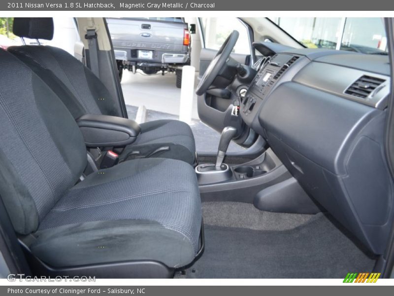 Magnetic Gray Metallic / Charcoal 2011 Nissan Versa 1.8 SL Hatchback